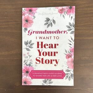 💥3 for $15💥 Grandmother's Story Journal - Pink Floral Design
